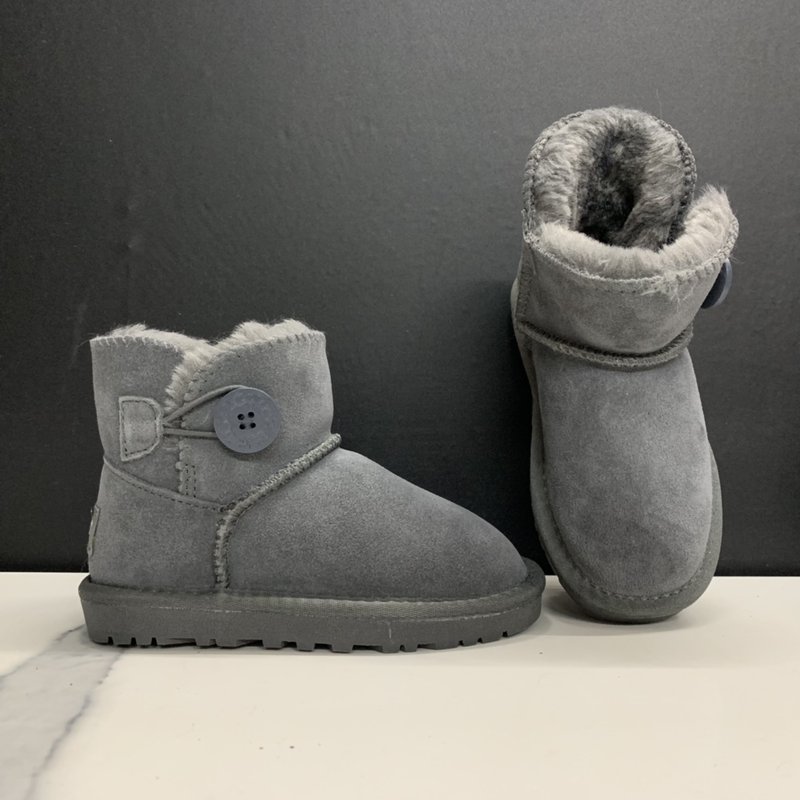 UGG 우드버튼 아동 스노우부츠 001-284685