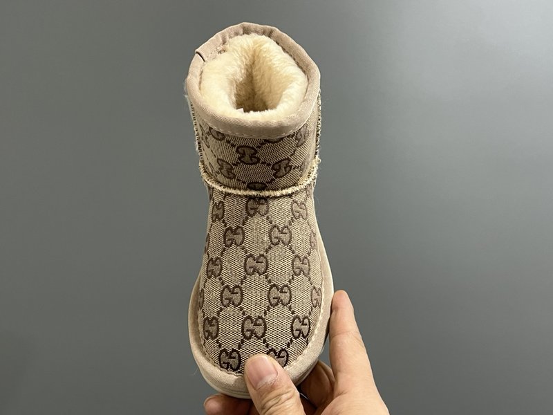 UGG 구찌 LV 콜라보 미들 아동 스노우부츠 001-284697