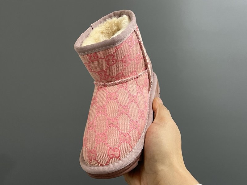 UGG 구찌 LV 콜라보 아동 스노우부츠 001-284698