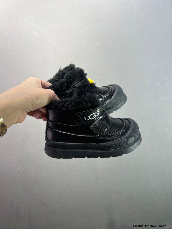 UGG 신상 벨크로 털 안감 아동 미들 부츠 001-284720