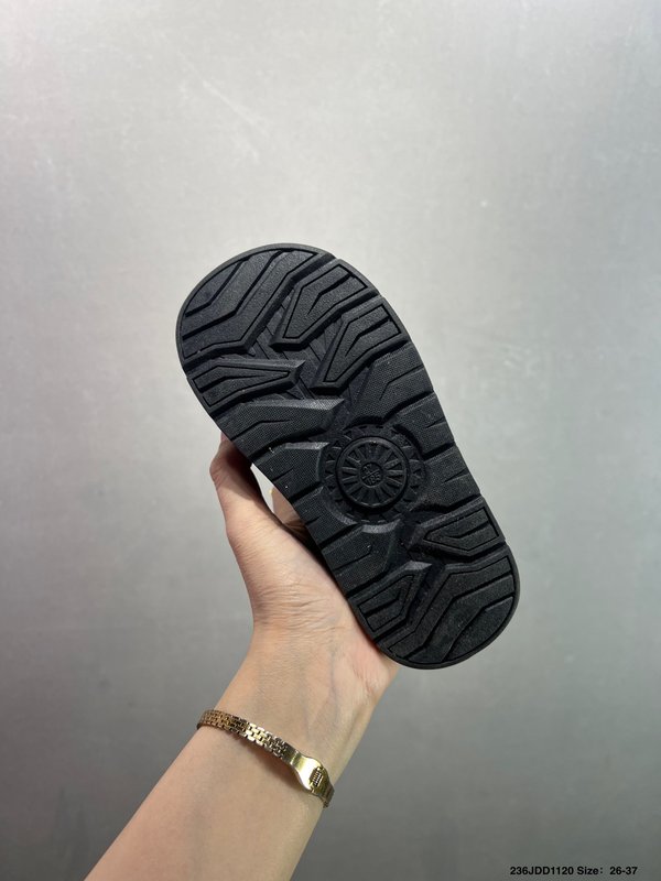 UGG 매직테이프 퍼 아동 미들 부츠 001-284721