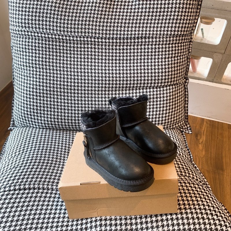 UGG 에스닉 방수 가죽 지퍼 아동 부츠 001-284731