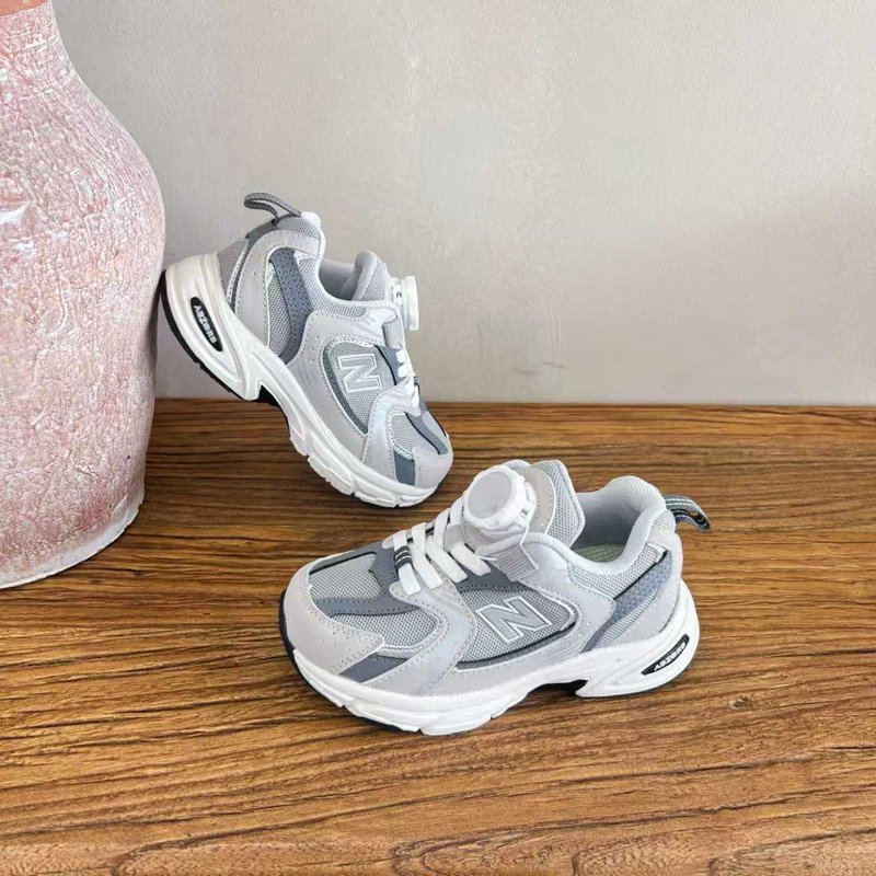 회전 버튼 아동 운동화 통기성 편안한 001-284850