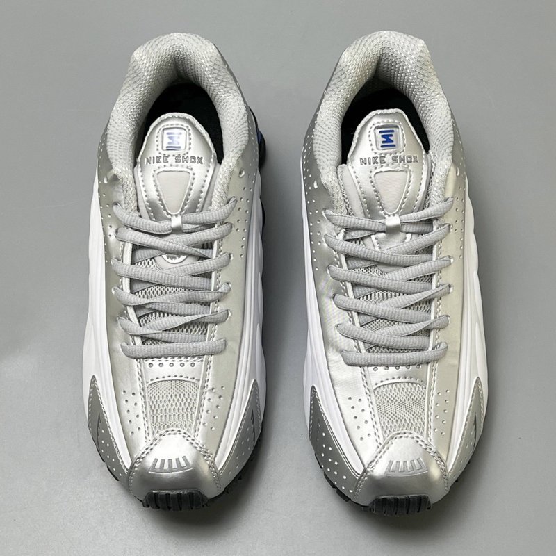 YH버전 Nike Shox R4 실버블루 남성화 001-285249