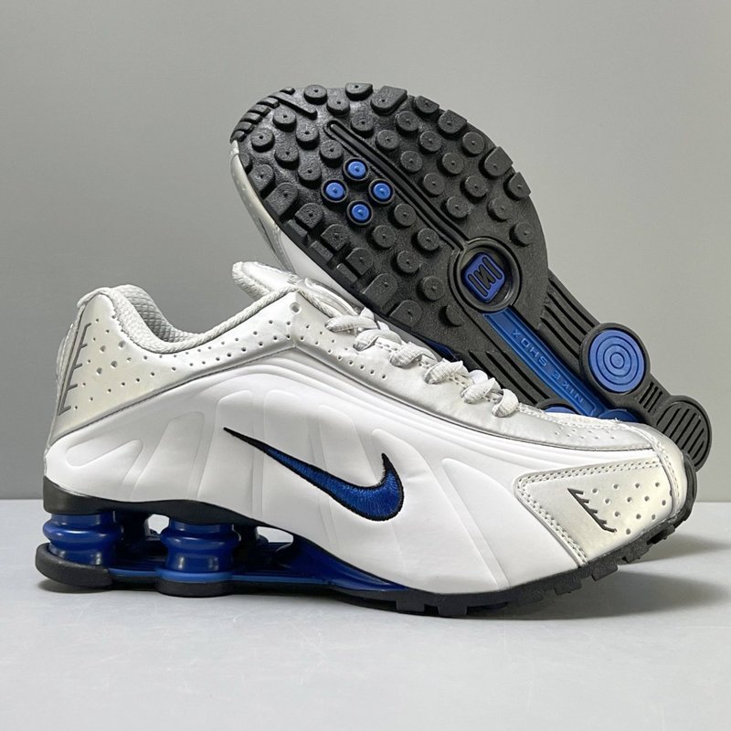 YH버전 Nike Shox R4 실버블루 남성화 001-285249