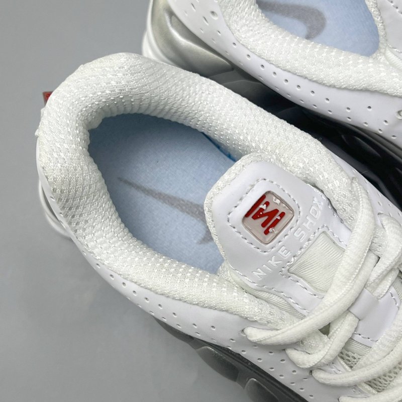 YH 버전 나이키 Shox R4 화이트 캐주얼 러닝화 001-285253