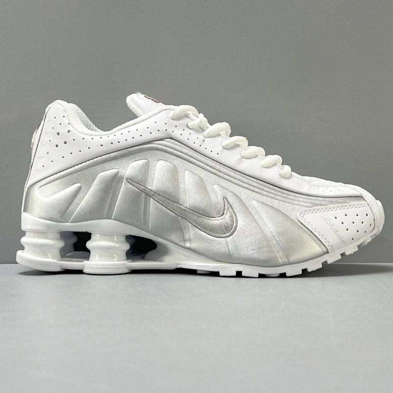 YH 버전 나이키 Shox R4 화이트 캐주얼 러닝화 001-285253
