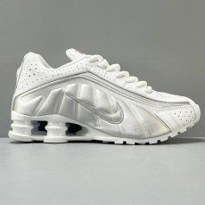 YH 버전 나이키 Shox R4 화이트 캐주얼 러닝화 001-285253