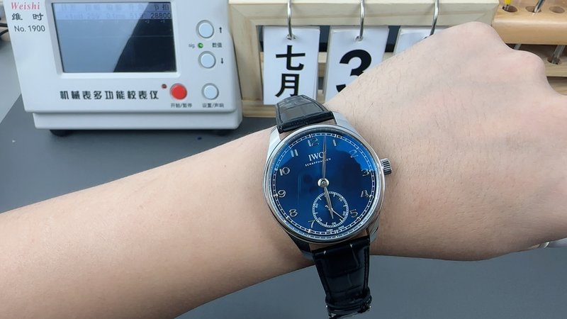 IWC 새로운 포르투갈 40mm 손목시계 001-285385