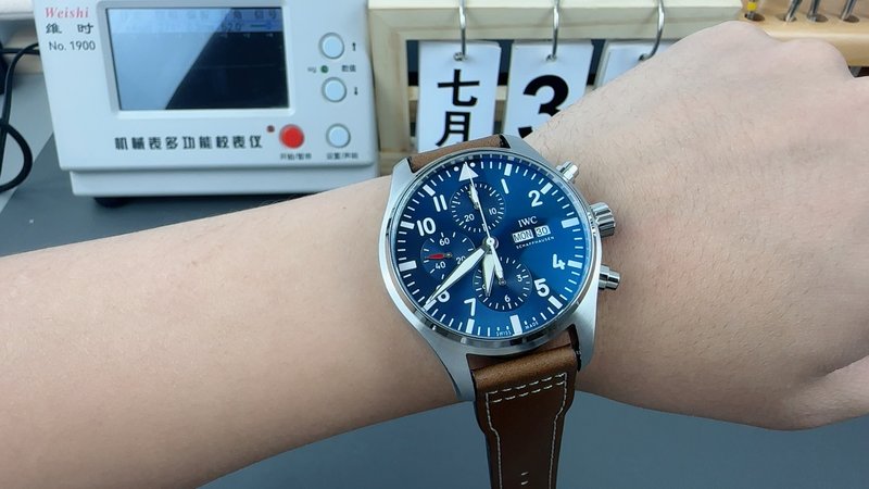 ZF IWC 파일럿 크로노그래프 V2 에디션 001-285386