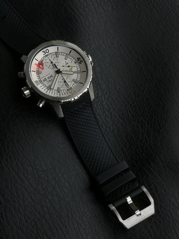 IWC 마린 크로노그래프 V6 에디션 손목시계 001-285397