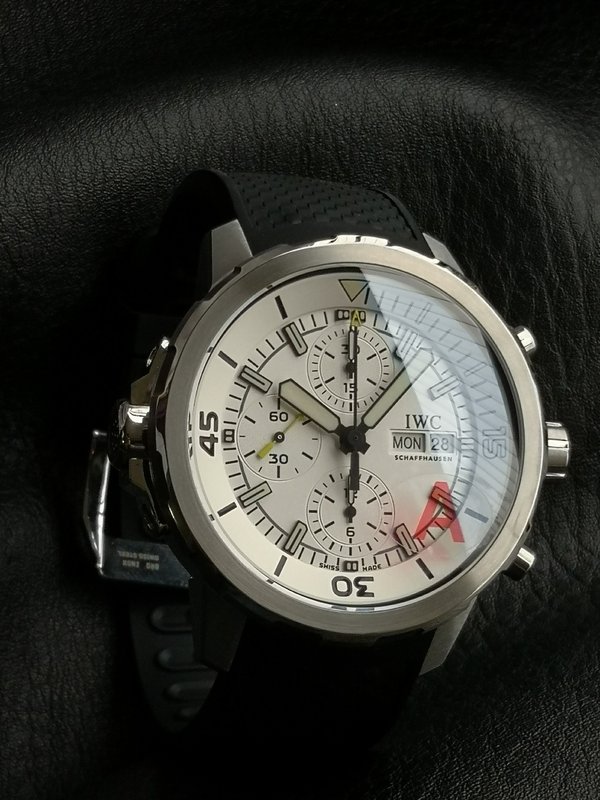 IWC 마린 크로노그래프 V6 에디션 손목시계 001-285397
