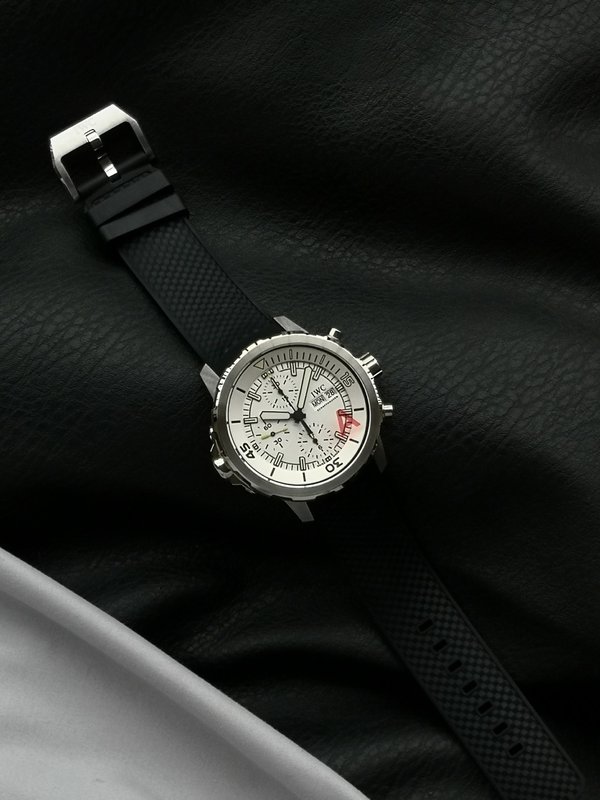 IWC 마린 크로노그래프 V6 에디션 손목시계 001-285397