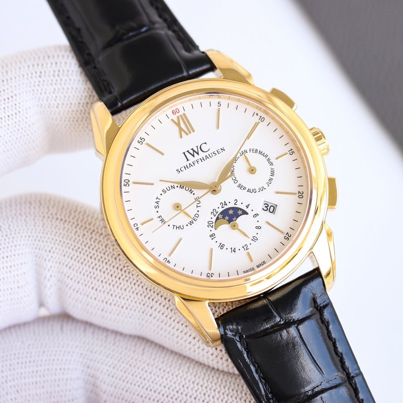 IWC 포르토피노 멀티펑션 오토매틱 시계 001-285406