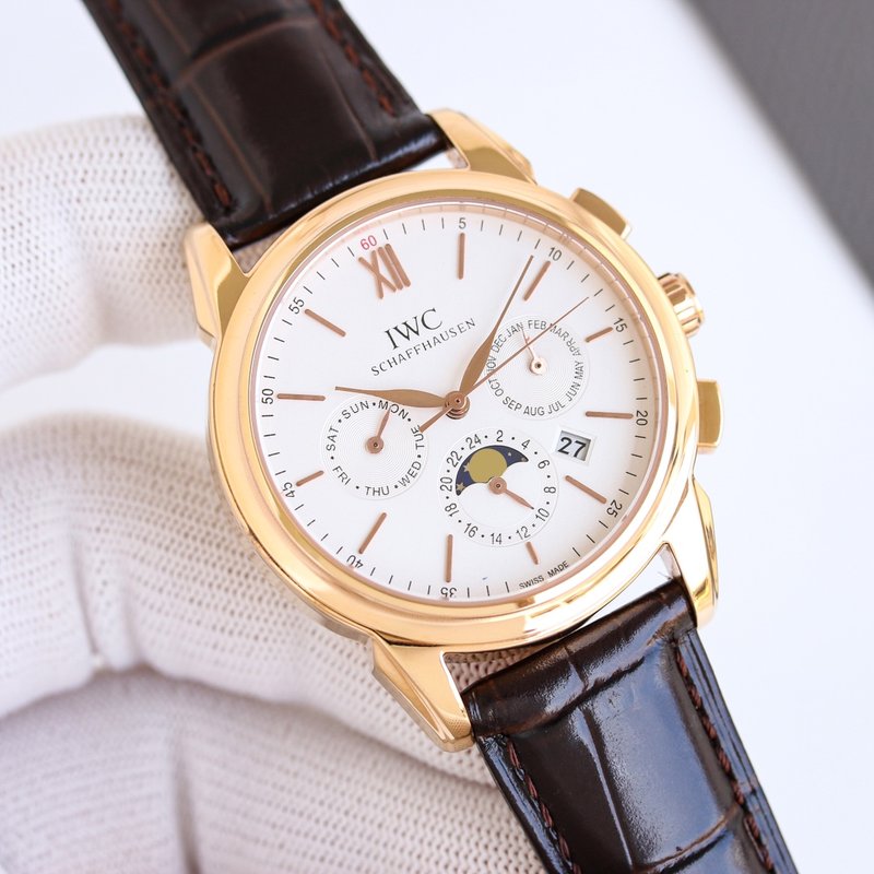 IWC 포르토피노 멀티펑션 오토매틱 시계 001-285406