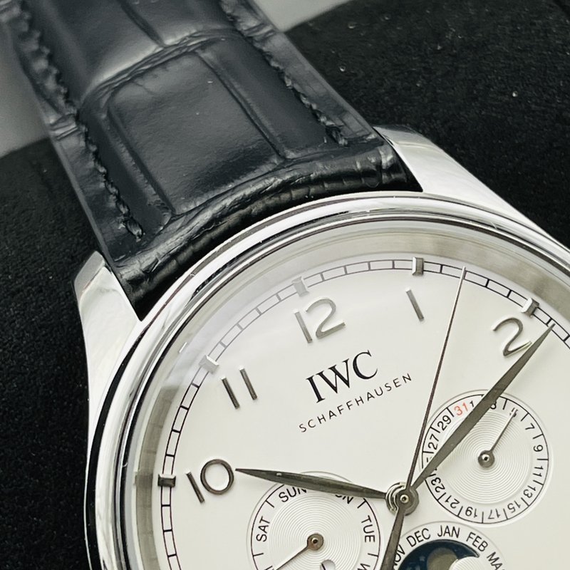 IWC 포르투갈 V2 업그레이드 퍼페추얼 캘린더 시계 001-285416