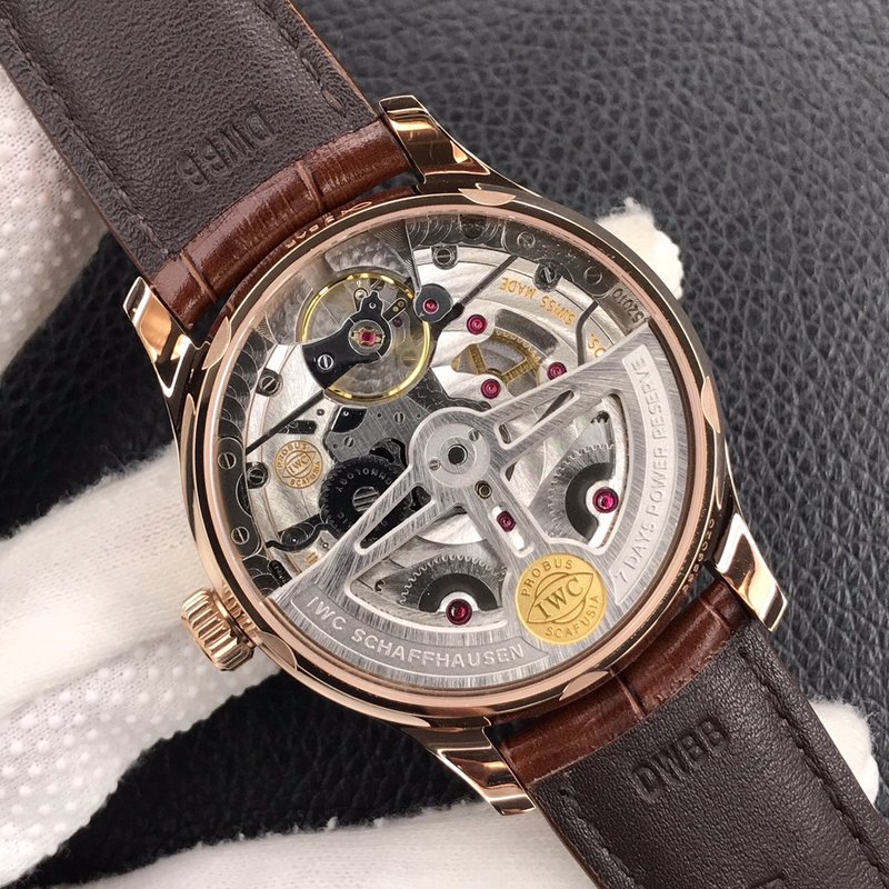 IWC 포르투기저 7일 V5판 42mm 오토매틱 시계 001-285423