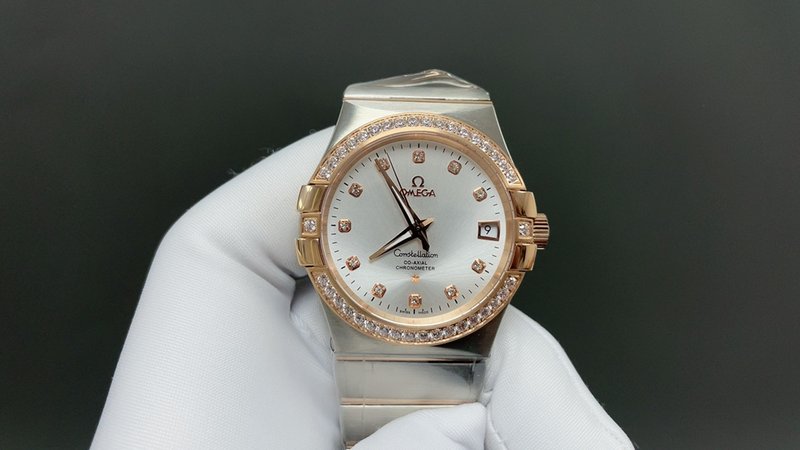 오메가 콘스텔레이션 코액셜 남성 38mm 여성 27mm 001-285458