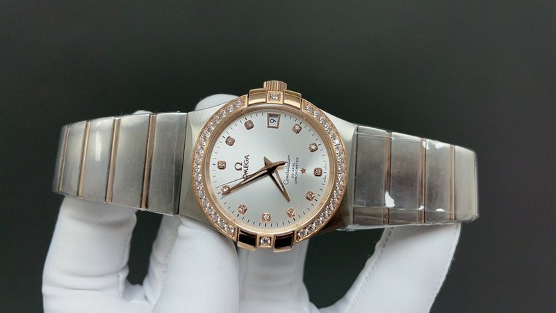 오메가 콘스텔레이션 코액셜 남성 38mm 여성 27mm 001-285458