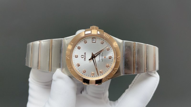 오메가 콘스텔레이션 코액셜 남성 38mm 여성 27mm 001-285458