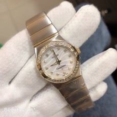 오메가 컨스텔레이션 쿼츠 무브먼트 스틸 시계 001-285462