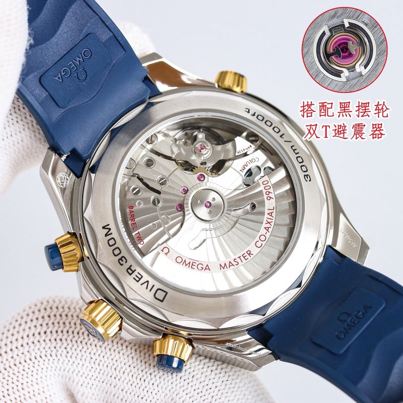 오메가 씨마스터 300m 44mm 크로노그래프 시계 T 001-285481
