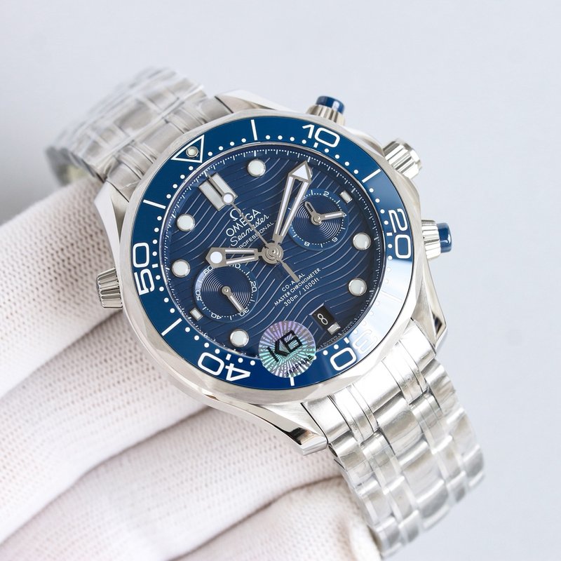 오메가 씨마스터 300m 44mm 크로노그래프 시계 ( 001-285482