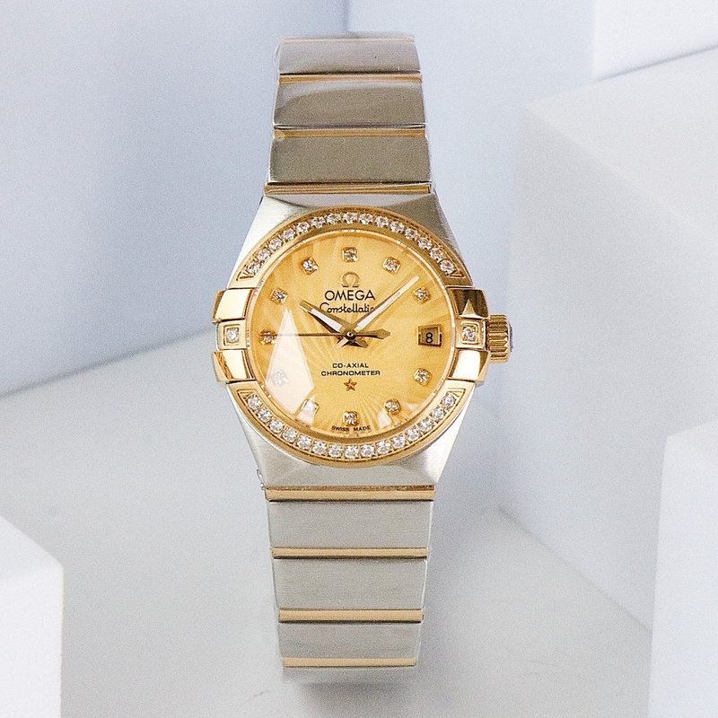 OE 팩토리 오메가 콘스텔레이션 27mm 여성 시계 V 001-285504