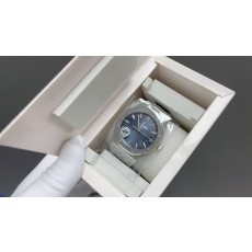 오데마 피게 흰색 케이스 파란색 다이얼 최고 품질 001-285523