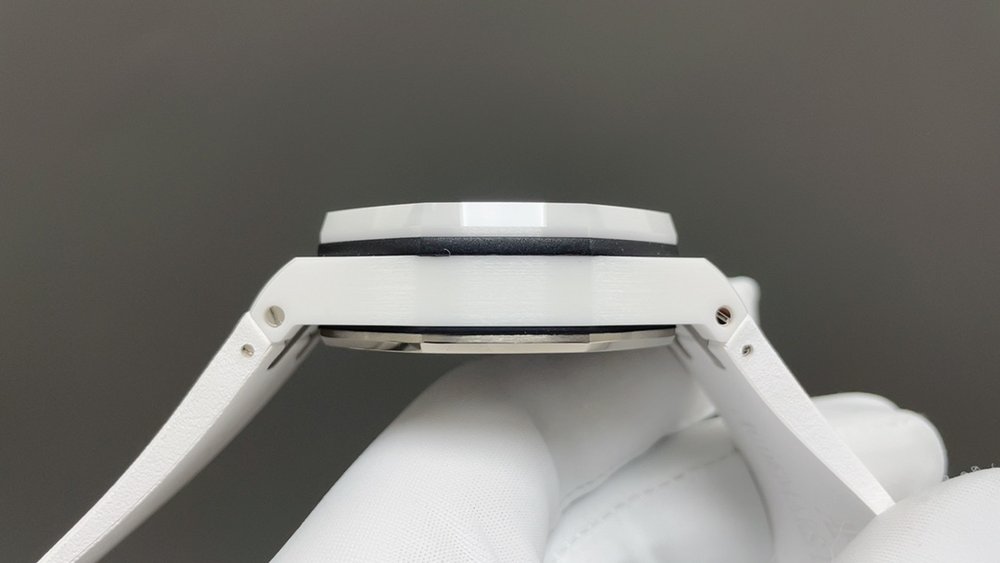 오데마 피게 화이트 세라믹 42mm 시계 최고 품질 001-285533