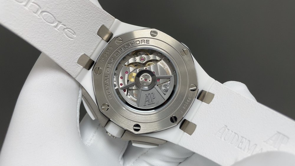 오데마 피게 화이트 세라믹 42mm 시계 최고 품질 001-285533