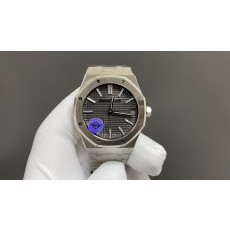 에이피 로얄 오크 화이트 케이스 그레이 다이얼 41mm 001-285538