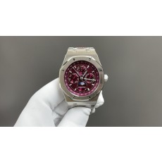 에이프 로얄오크 오프쇼어 화이트 케이스 레드 다이얼 4 001-285540
