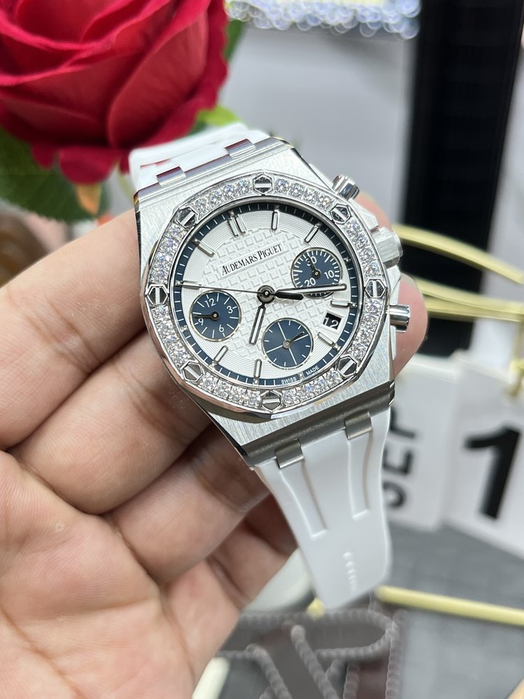 ZPF 여성용 오데마 피게 37mm 기계식 시계 001-285544