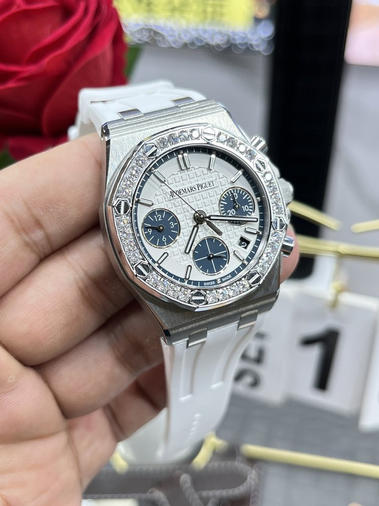 ZPF 여성용 오데마 피게 37mm 기계식 시계 001-285544