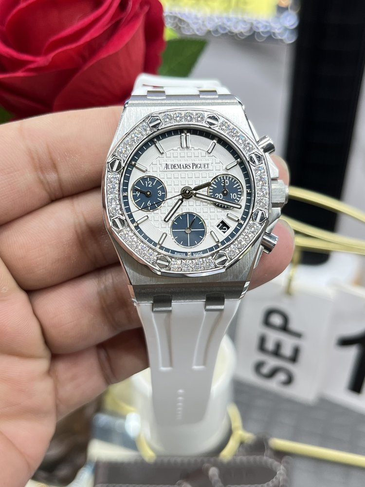 ZPF 여성용 오데마 피게 37mm 기계식 시계 001-285544