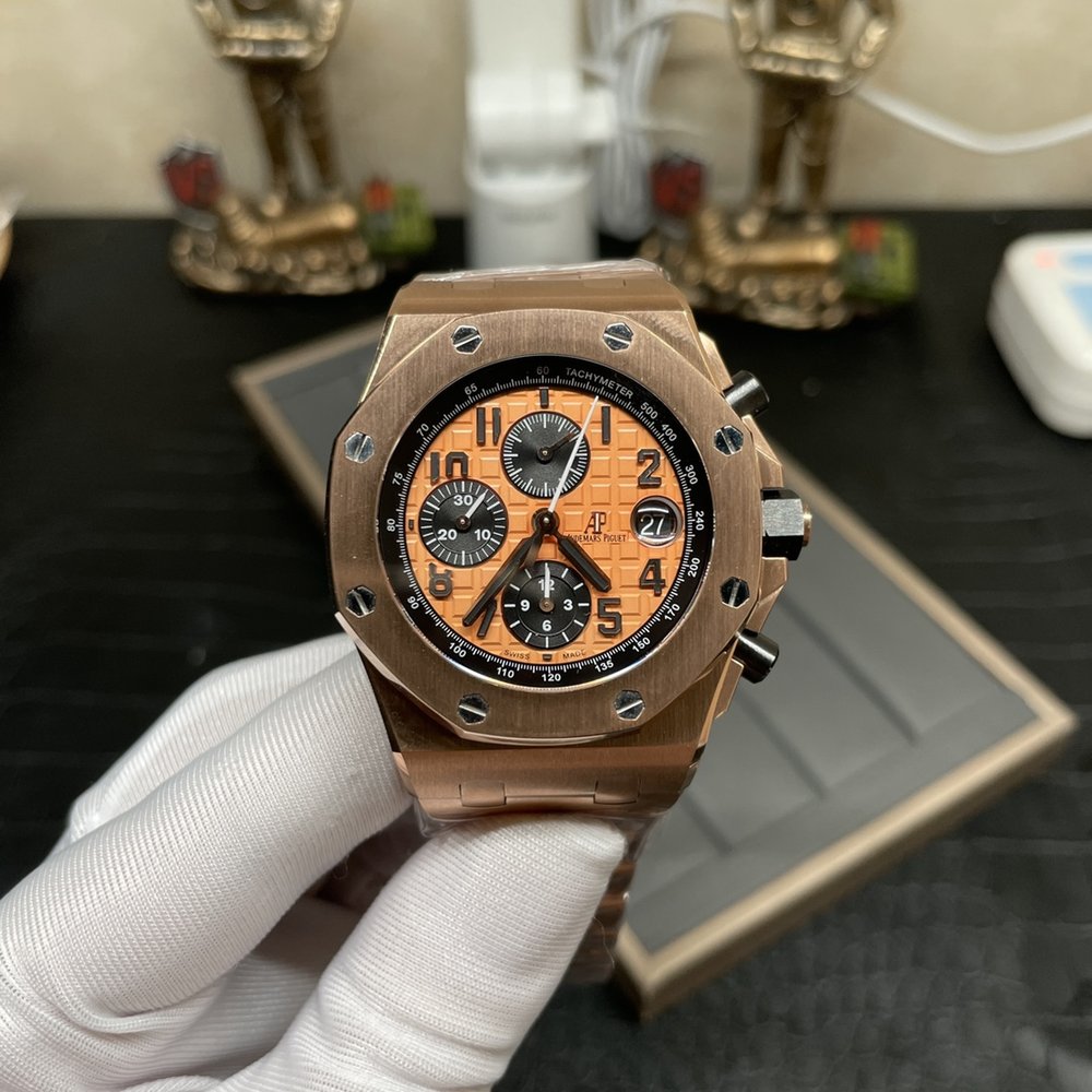 오데마피게 로열오크 오프쇼어 플라이백 크로노그래프 스틸 001-285553