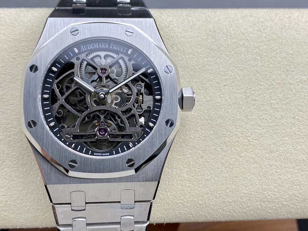 오데마 피게 스켈레톤 투르비용 41mm 001-285565