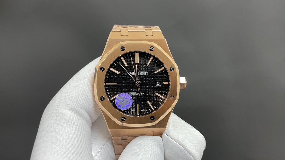 AP 로즈골드 블랙 다이얼 시계 최고급 퀄리티 41mm 001-285574