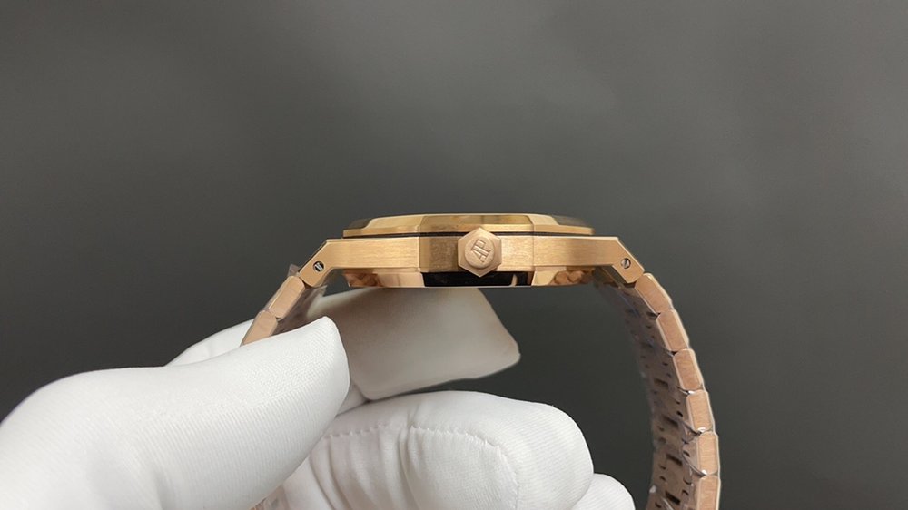 AP 로즈골드 블랙 다이얼 시계 최고급 퀄리티 41mm 001-285574