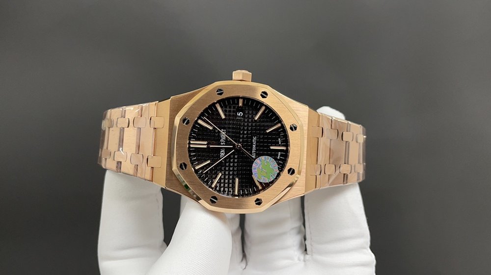 AP 로즈골드 블랙 다이얼 시계 최고급 퀄리티 41mm 001-285574
