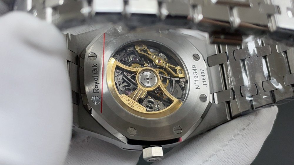 AP 화이트 골드 스켈레톤 41mm 시계 001-285584