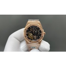 오데마 피게 스켈레톤 로즈골드 41mm 001-285587