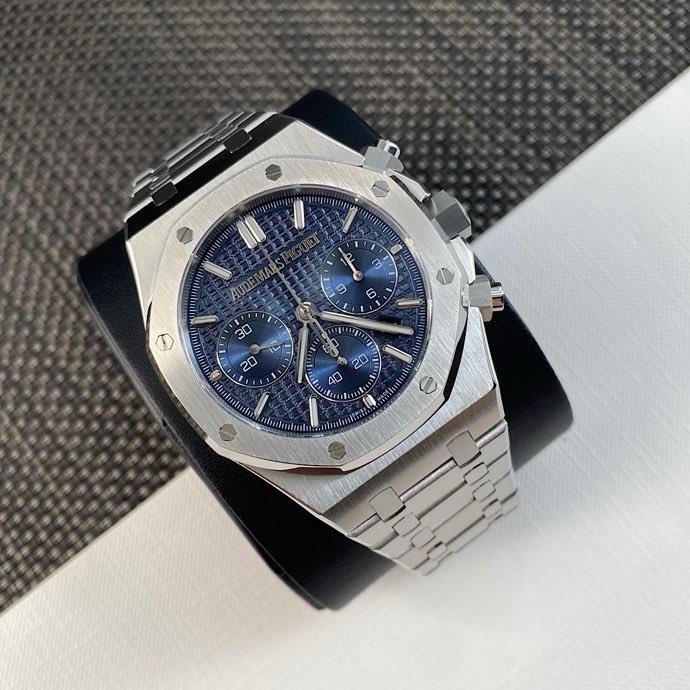 AP 41mm 기념판 블루 다이얼 시계 001-285592