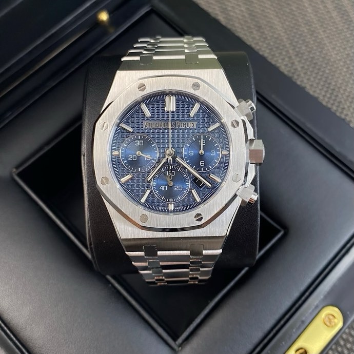 AP 41mm 기념판 블루 다이얼 시계 001-285605