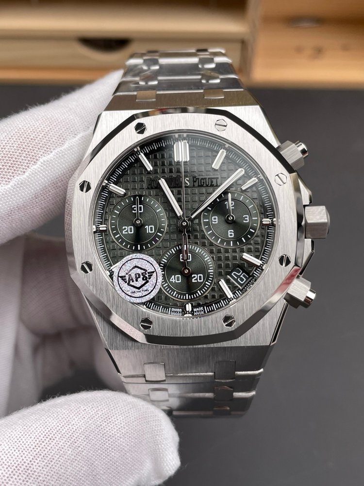 APS 오데마 피게 로열 오크 41mm 녹색 다이얼 001-285606