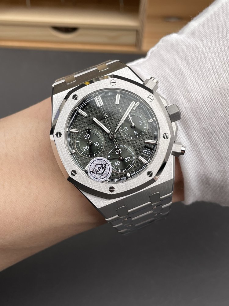 APS 오데마 피게 로열 오크 41mm 녹색 다이얼 001-285606
