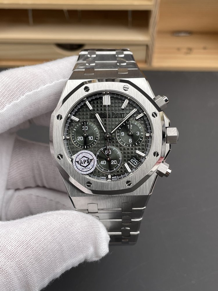 APS 오데마 피게 로열 오크 41mm 녹색 다이얼 001-285606