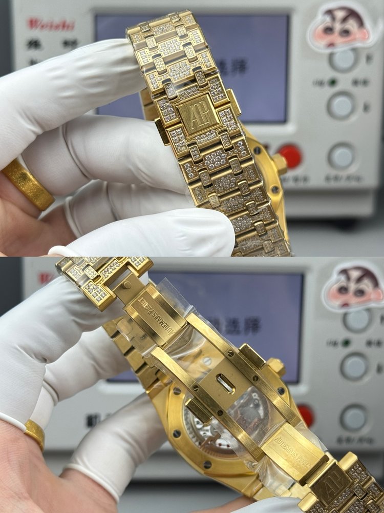 Audemars Piguet 로열오크 풀 다이아몬드 시 001-285611