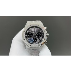 APS 오데마 피게 스노우 골드 팬더 아이 41mm 001-285617